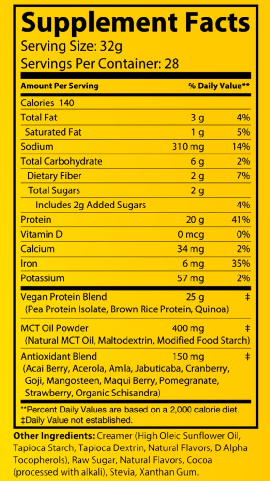 VEGAN PROTEIN Chocolate Flavor