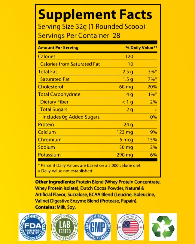 WHEY Protein Blend Chocolate 2lb