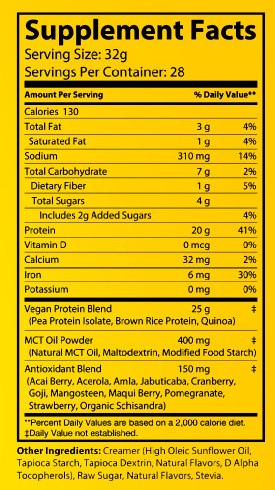 VEGAN PROTEIN Vanilla Flavor