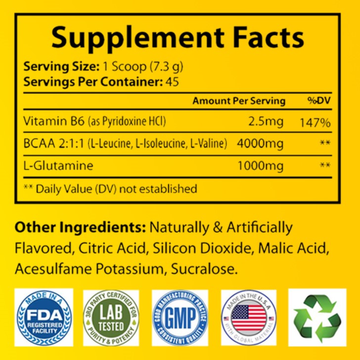 BCAA Branched Chain Amino Acids- Watermelon